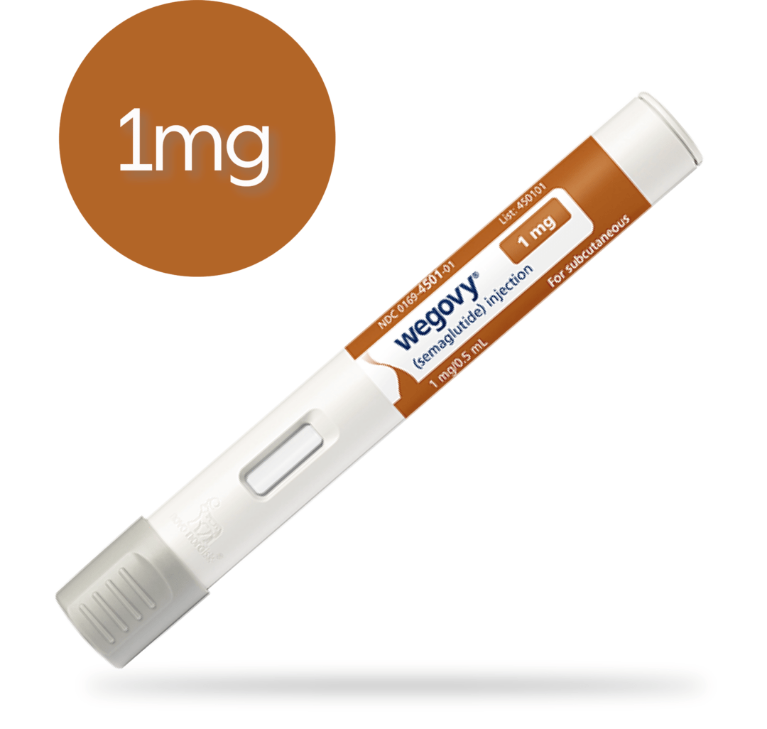 Wegovy® 1 mg – Phase d’intensification du traitement médical